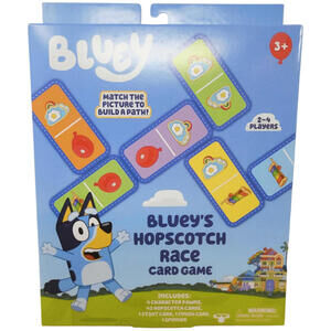 Bluey Hopscotch Race Card Matching Game Bluey's Cartoon Dog New